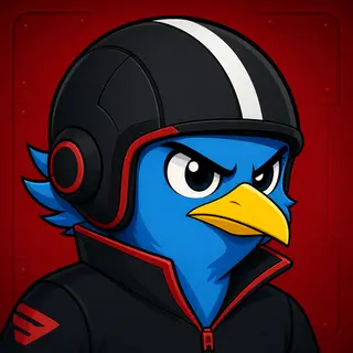 Bold Flyer avatar — a cartoon bird pilot portrait from the game